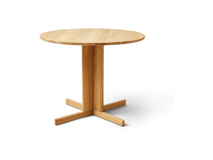 Form & Refine Table à manger Trefoil Ø90 cm Chêne