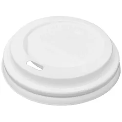 MONOUSO - Weißer PS Travel-Deckel mit Loch für Pappbecher Ø6,2 cm (1.000 Stück)
