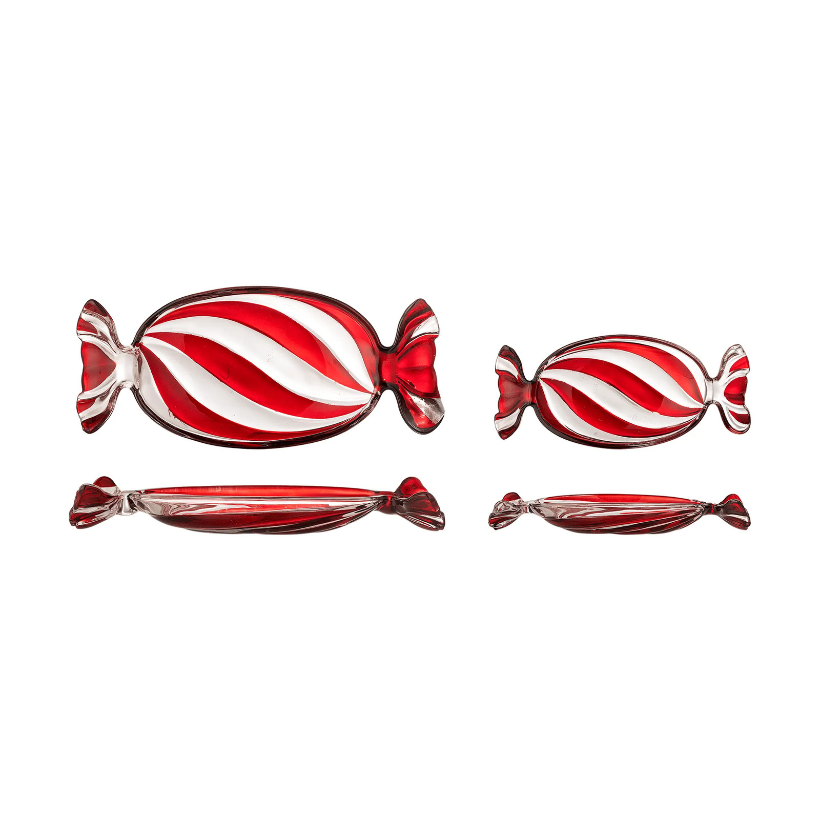 Bloomingville Sweetie serveerschaal Rood, 2-delig