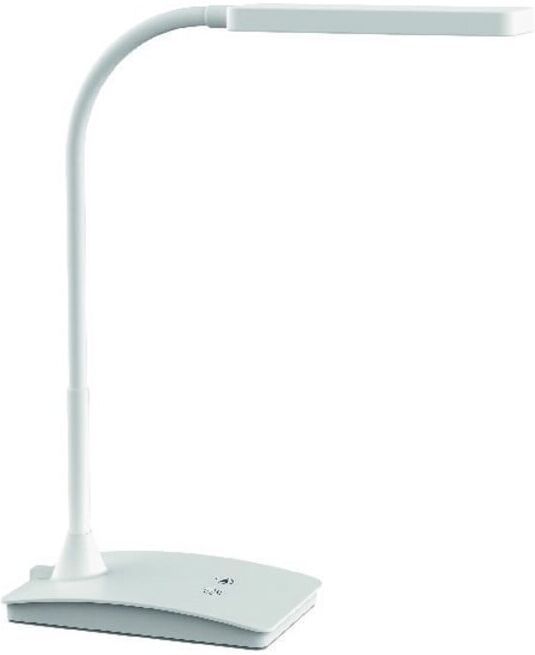 Lampe de bureau métal/blanc mat H.max.360mm avec pied ; MAUL (8201702)