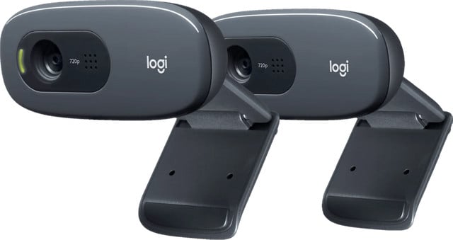 Logitech C270 HD-Webcam Duo Pack