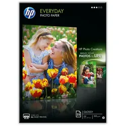 HP Q5451A Fotopapier glänzend, 25 Blatt, DIN A4, 200 g/qm