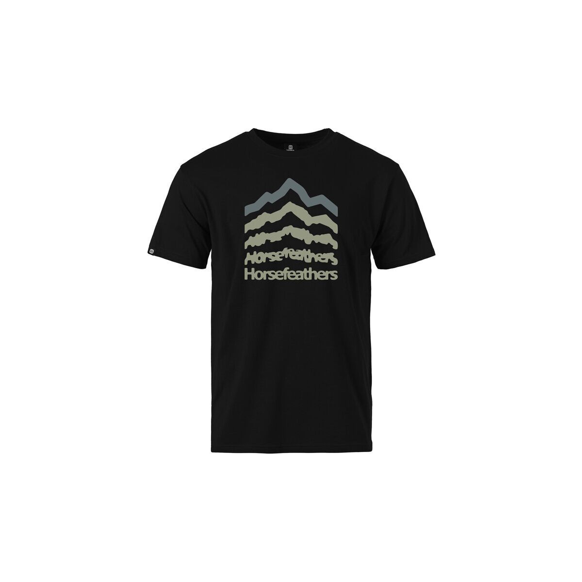 Horsefeathers Landform T-shirt black M SM1435A-black-M