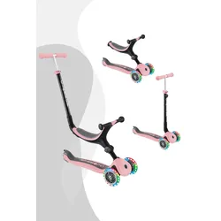 Globber Go-Up Foldable Lights 3-in-1 Kinderfahrzeug, Farbe: Pastell-Blau