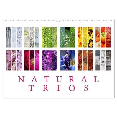 Natural Trios (Wall Calendar 2027 DIN A3 landscape), CALVENDO 12 Month Wall Calendar