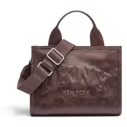 DKNY für Damen. R62AZC80 Hadlee Sm Tote Tasche braun (OSFA), Lässig, Polyurethan