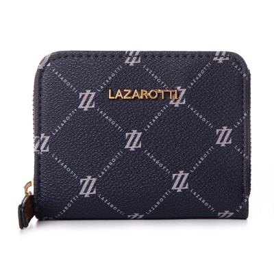 Geldbörse LAZAROTTI "Palermo Geldbörse 11 cm", Damen, blau, Kunstleder, Kleinlederwaren