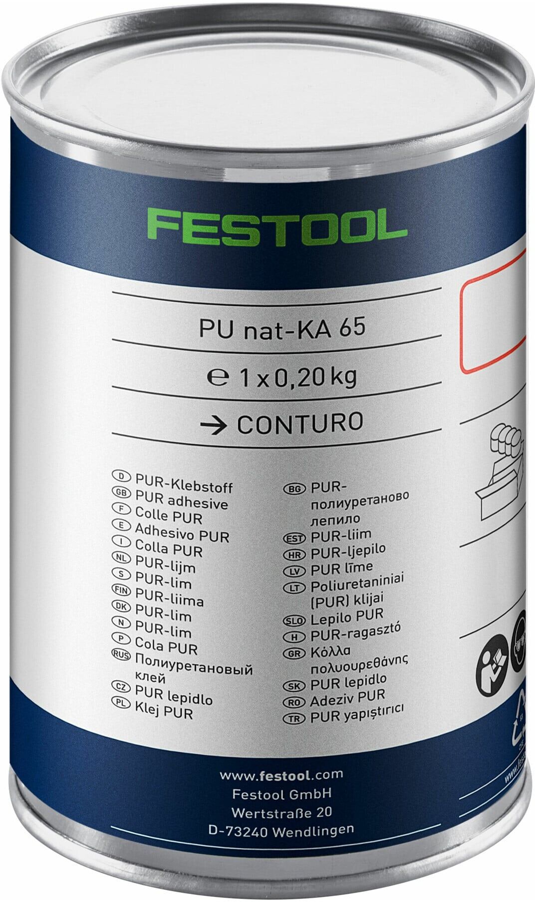 Festool PU-Klebstoff natur PU NAT-KA 65/4 (578529)