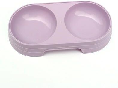 Inspire Essentials EcoServe Wheat Straw Double Pet Bowl For Food And Water d