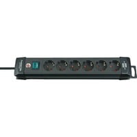 Premium-Line Steckdosenleiste 6-fach schwarz, 3 Meter