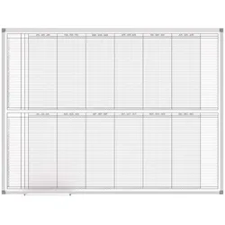 Jahresplaner MAULstandard 90x120 cm, 2x6 Monate