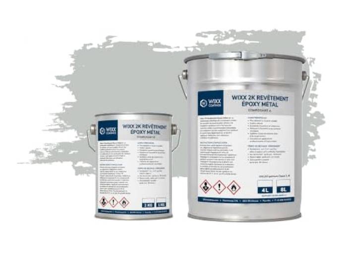 Wixx 2K Epoxy Metaalcoating - RAL 7035 Lichtgrijs - 5L