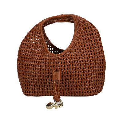 Henkeltasche DOLCE VITA "Dolce Vita Taschen Lederimitat", Damen, Gr. onesize, cognac, Lederimitat, Taschen