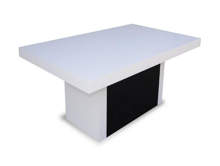 JVmoebel Esstisch Roberto Esstisch aus Holz in Weiß, ausziehbar und modern (Packung, 1-St., Tisch), Made in Europa