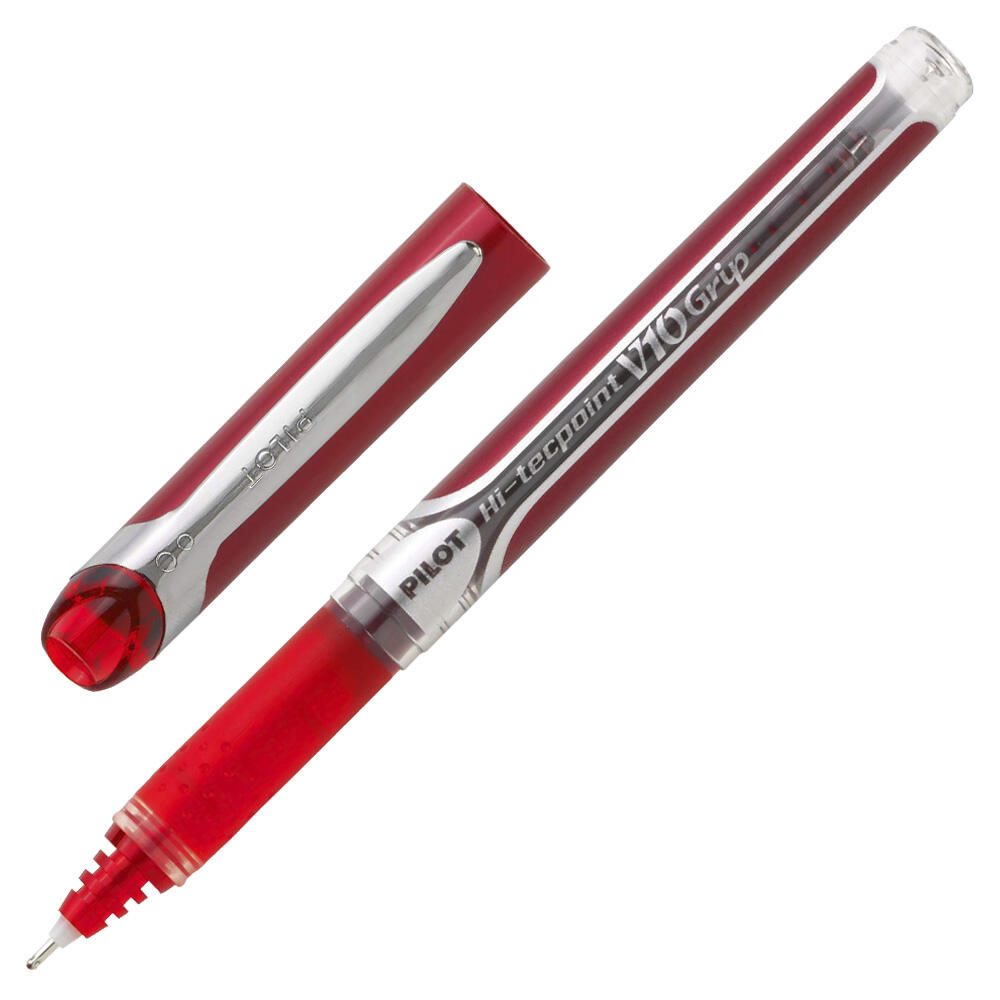 PILOT Hi-Tecpoint Grip V10 Tintenroller 0.7 mm Rot BXGPN-V10-R