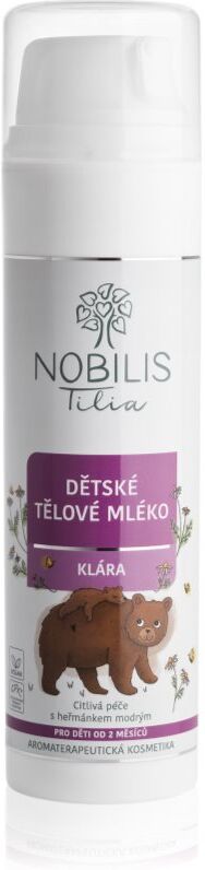 Nobilis Tilia Kids' Care Klára lait corporel nourrissant et hydratant au camomille 200 ml