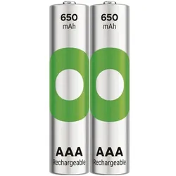 GP Batteries 2er-Pack Akkus »ReCyko+« Micro / AAA / 650 mAh