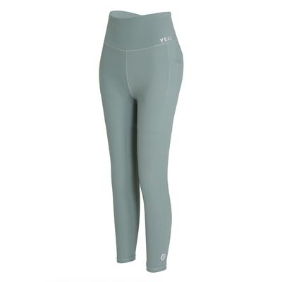 Leggings YEAZ "Leggings OBSESSED", Damen, Gr. XL, US, grün, Obermaterial: 87% Nylon NY. 13% Elasthan EL., Hosen Leggings