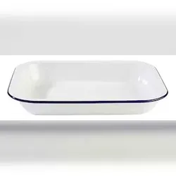 APS Schale -ENAMELWARE-28 x 23 cm, H: 4,5 cm