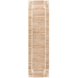 TEPPICH Hellbeige 80/300 cm Jute Gondia
