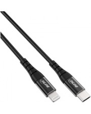 InLine USB-C Lightning Kabel für iPad iPhone iPod schwarz/Alu 1m Digital/Daten 1 m (31450D)
