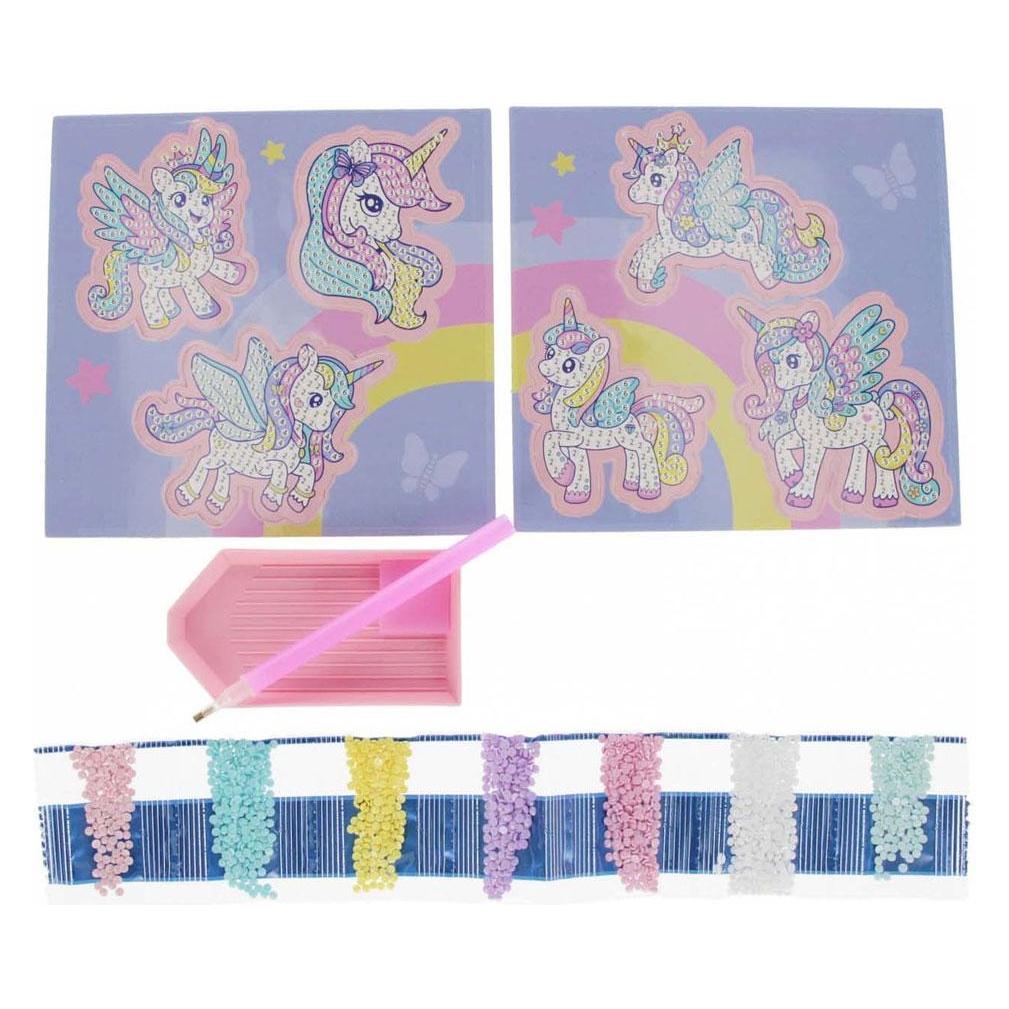 Starpak Kreativset Diamant-Mosaik Einhorn, 6tlg. (52262490)