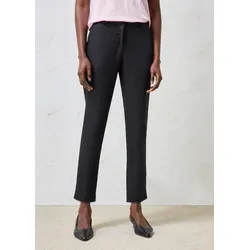 bonprix verkürzte Hose aus reinem Leinen, schwarz, Gr.54, elegante schmale Hose aus Leinen Premium Qualität, aus Leinen