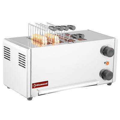 Elektro Toaster (croque-monsieur), 4 Zangen - Edelstahl. (D4CM-XP)