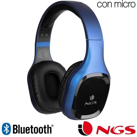 Auscultadores Bluetooth NGS Artica Sloth Blue