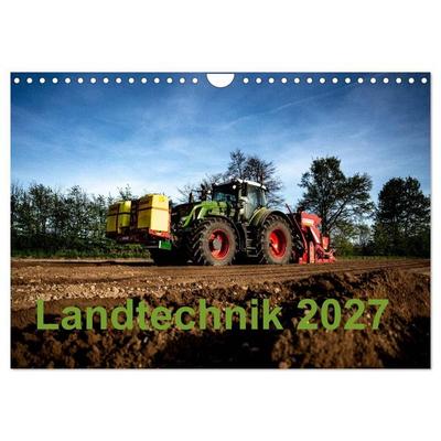 Landtechnik 2027 (Wandkalender 2027 DIN A4 quer), CALVENDO Monatskalender