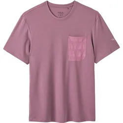 Rab, Herren, Funktionsshirt, Rivelin Pocket (M), Violett, M