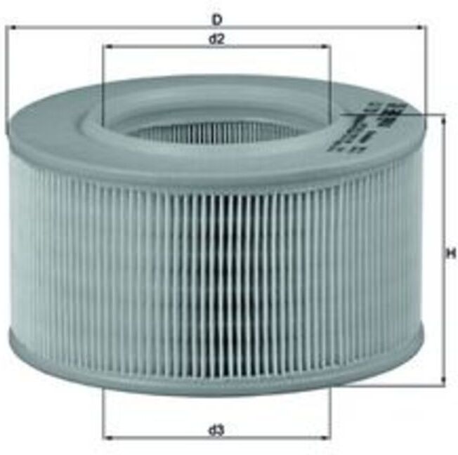 Ilmansuodatin Knecht Lx 720