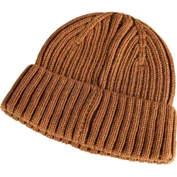Strickmütze "23050-647" Customized - nussbraun