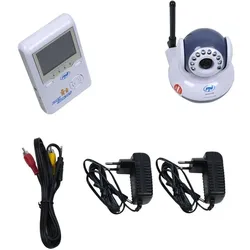 PNI, Babyphone, Video-Babyphone B2500, Bildschirm 2,4 Zoll, kabellos (Babyphone mit Kamera)