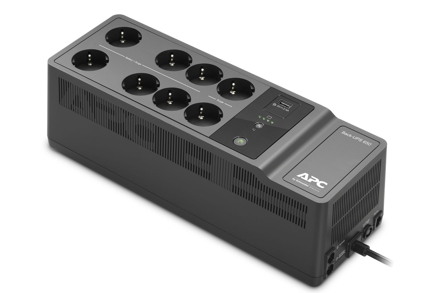 APC Back UPS BE650G2-GR, 650VA, 8xSchuko, Überspannungsschutz