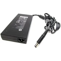 HP 120W Smart AC Adapter for Laptop, SLIM, 7.4mm Connector (120 W), Notebook Netzteil, Schwarz
