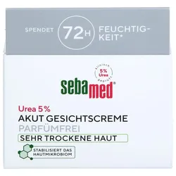 SEBAMED Akut Gesichtscreme Urea 5% parfümfrei