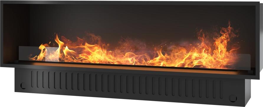 Invapo Inside 1800 Einbau-Wasserdampfkamin - Mehrfarbige Flamme, 3D-Effekt und App-Steuerung, 3,6-l-Tank - 183 cm