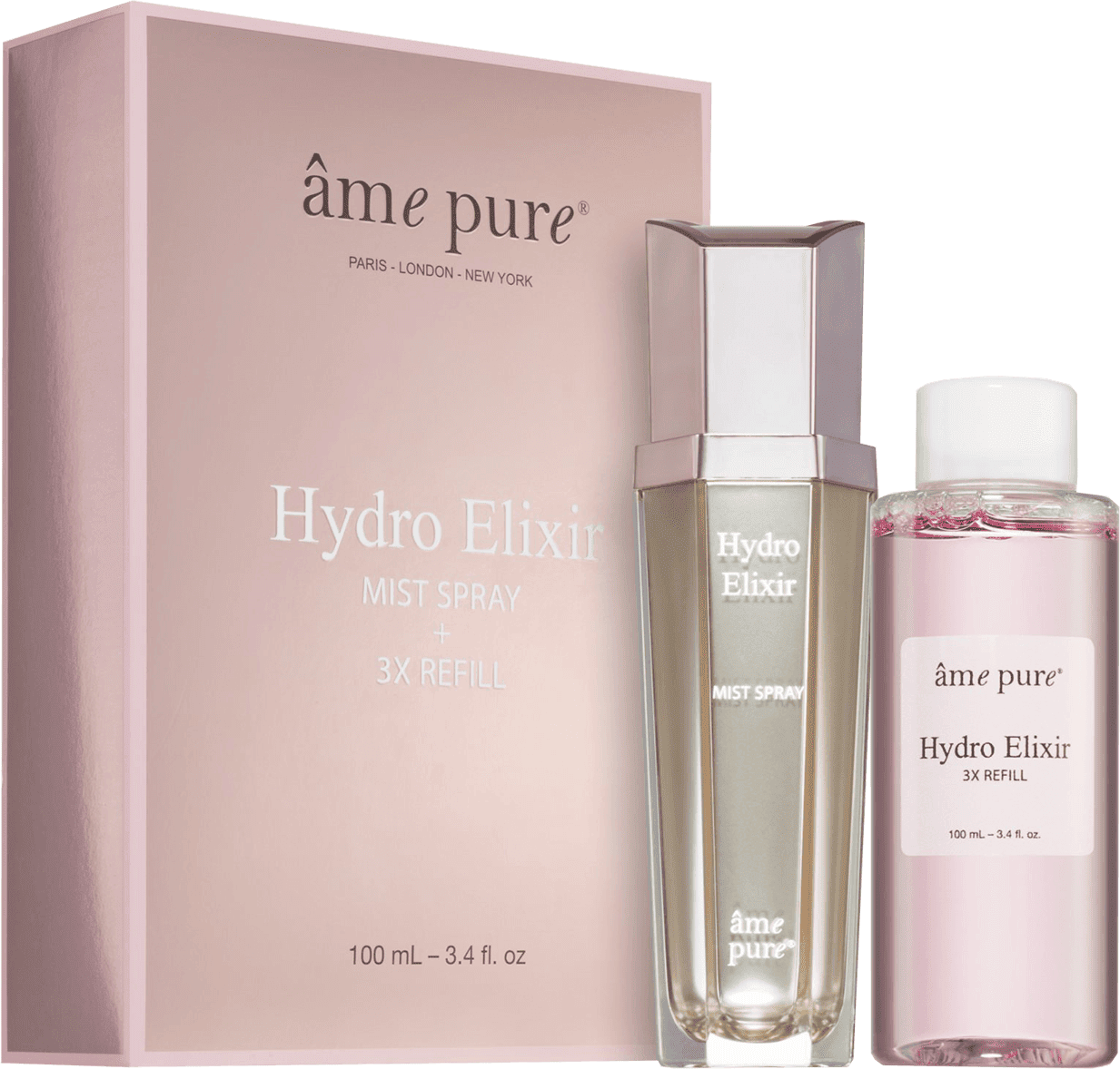 AME PURE Hydro Elixir Mist Spray + Refill Gift Set