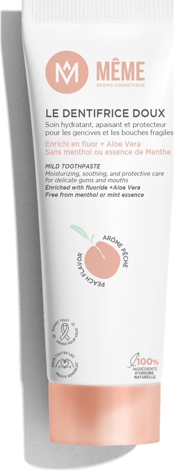 Meme Même Mild Toothpaste Peach Flavour 75 ml