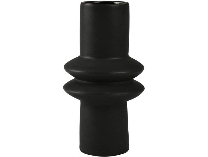 Tischvase AM DESIGN Blumenvase mit kunstvollen Ausbuchtungen , schwarz, H:19,8cm Ø:10,5cm, Keramik, Vasen, Tischvase, Dekovase aus Keramik, Höhe ca. 19,80 cm