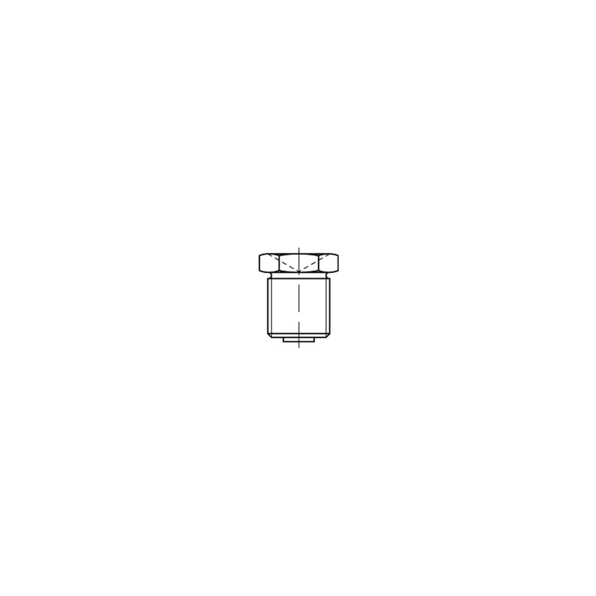 DIN 3405 Trichter-Schmiernippel Stahl AM 6 x 1 galv. verzinkt ; Industrial Quality Supplies (034050110060100)