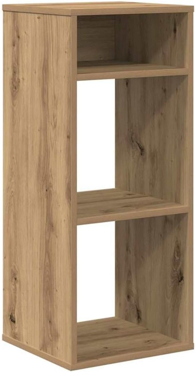 Houten Boekenkast met Sierlijk Detail voor Opslag en Display