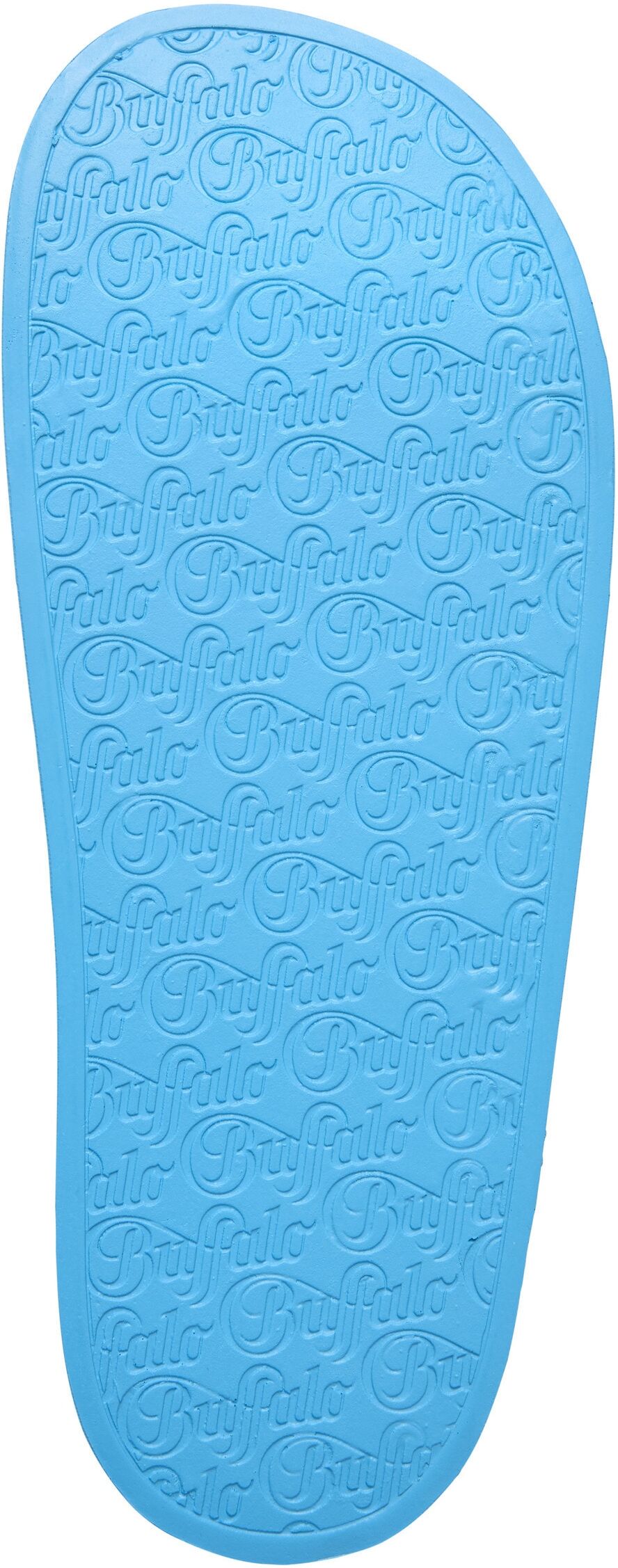 Plateausandaletten BUFFALO "Buffalo PLAYA BOLD", Damen, Gr. 41, blau, unifarben, Schuhe