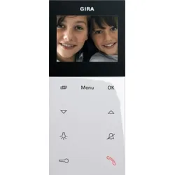 Gira Wohnungsstation Video Aufputz Plus, reinweiß, 123903