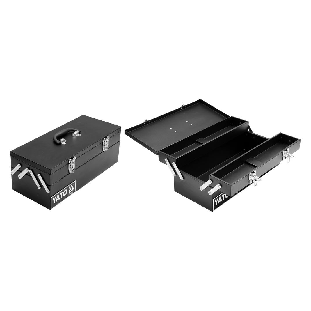 Yato Profi Werkzeugkoffer Metall 46 x 20 x 18 cm (YT-0884)