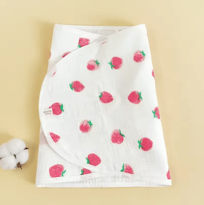 Inspire Essentials CalmNest Anti Startle Baby Swaddle Wrap Cotton Muslin Blanket d 35x80cm