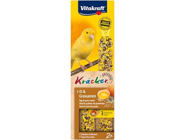 Vitakraft 21265t Stick Kanarie Ei / Graszaad ,200 g (1er-pakket)