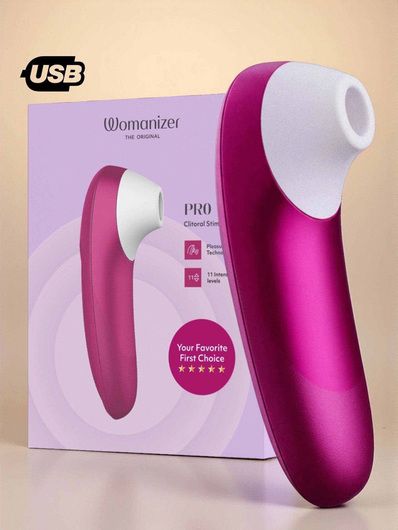 Womanizer Stimulateur Pro Rose