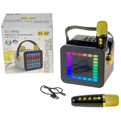 Adar Quadratischer Lautsprecher mit Licht und 2 Mikrofonen